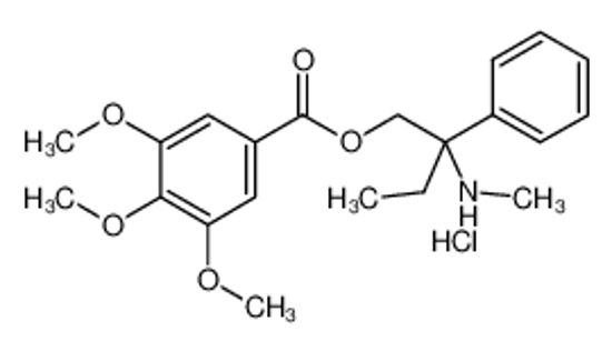Picture of [2-(methylamino)-2-phenylbutyl] 3,4,5-trimethoxybenzoate