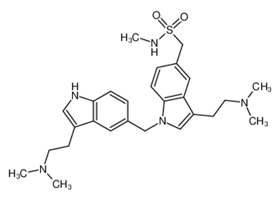 Picture of 1-[3-[2-(dimethylamino)ethyl]-1-[[3-[2-(dimethylamino)ethyl]-1H-indol-5-yl]methyl]indol-5-yl]-N-methylmethanesulfonamide