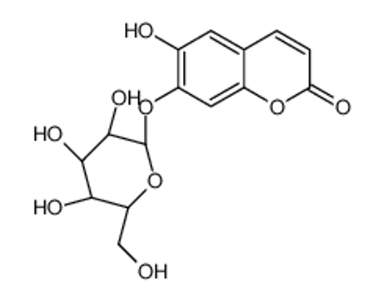 Picture of 6-hydroxy-7-[(2S,3R,4S,5S,6R)-3,4,5-trihydroxy-6-(hydroxymethyl)oxan-2-yl]oxychromen-2-one