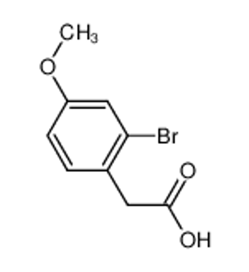 Picture of 2-(2-Bromo-4-methoxyphenyl)acetic acid