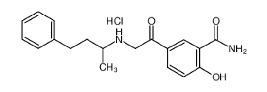 Picture of 2-hydroxy-5-[2-(4-phenylbutan-2-ylamino)acetyl]benzamide,hydrochloride