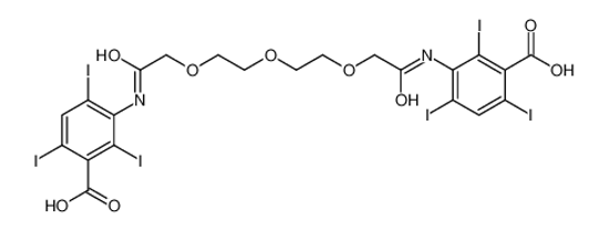 Picture of 3-[[2-[2-[2-[2-(3-carboxy-2,4,6-triiodoanilino)-2-oxoethoxy]ethoxy]ethoxy]acetyl]amino]-2,4,6-triiodobenzoic acid