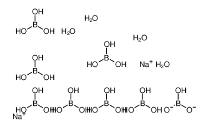 Show details for disodium,boric acid,hydrogen borate,tetrahydrate