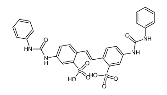 Picture of 4,4'-bis(3-phenylureido)-2,2'-stilbenedisulphonic acid