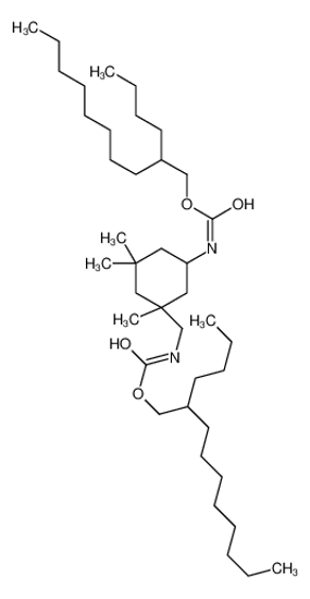 Picture of 2-butyldecyl N-[3-[(2-butyldecoxycarbonylamino)methyl]-3,5,5-trimethylcyclohexyl]carbamate