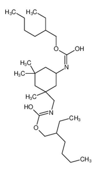Picture of 2-ethylhexyl N-[3-[(2-ethylhexoxycarbonylamino)methyl]-3,5,5-trimethylcyclohexyl]carbamate