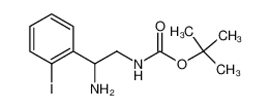 Picture of tert-butyl N-[2-amino-2-(2-iodophenyl)ethyl]carbamate