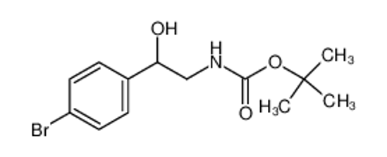 Picture of tert-butyl N-[2-(4-bromophenyl)-2-hydroxyethyl]carbamate