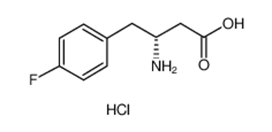 Picture of (3R)-3-amino-4-(4-fluorophenyl)butanoic acid,hydrochloride