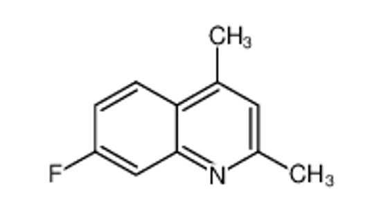 Picture of 7-FLUORO-2,4-DIMETHYLQUINOLINE