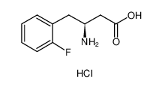Picture of (3S)-3-amino-4-(2-fluorophenyl)butanoic acid,hydrochloride