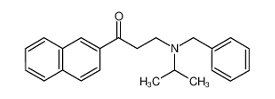 Picture of 2-naphtyl 2-(N-isopropyl-N-benzylamino)ethyl ketone