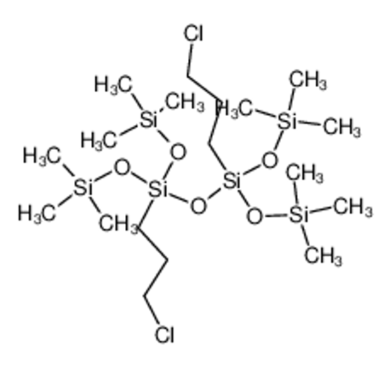 Picture of 1,3-BIS(3-CHLOROPROPYL)TETRAKIS-(TRIMETHYLSILOXY)DISILOXANE,TECH-95