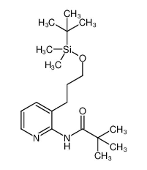 Picture of N-[3-[3-[tert-butyl(dimethyl)silyl]oxypropyl]pyridin-2-yl]-2,2-dimethylpropanamide