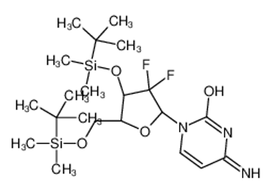 Picture of 2'-Deoxy-3',5'-bis-O-[dimethyl(2-methyl-2-propanyl)silyl]-2',2'-d ifluorocytidine