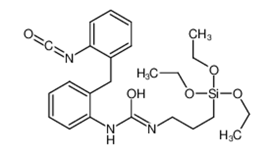 Picture of 1-[2-[(2-isocyanatophenyl)methyl]phenyl]-3-(3-triethoxysilylpropyl)urea