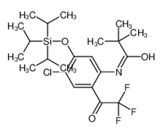 Picture of N-[2-Trifluoroacetyl-4-chloro-5-(triisopropylsilyloxy)phenyl]-2,2-dimethylpropanamide