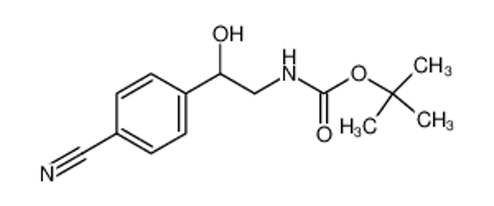 Picture of tert-butyl N-[2-(4-cyanophenyl)-2-hydroxyethyl]carbamate