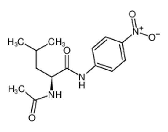 Picture of (2S)-2-acetamido-4-methyl-N-(4-nitrophenyl)pentanamide
