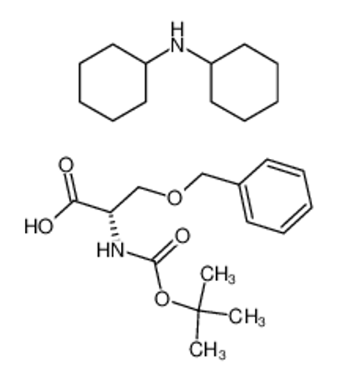Picture of N-cyclohexylcyclohexanamine,(2S)-2-[(2-methylpropan-2-yl)oxycarbonylamino]-3-phenylmethoxypropanoic acid