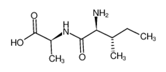 Picture of (2S)-2-[[(2S,3S)-2-amino-3-methylpentanoyl]amino]propanoic acid