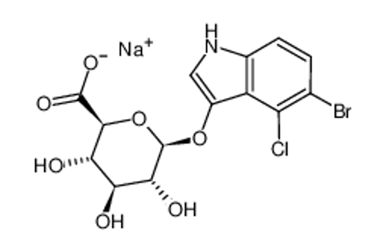 Picture of 5-Bromo-4-chloro-3-indolyl-beta-D-glucuronide sodium salt