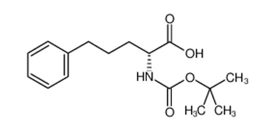 Picture of (2R)-2-[(2-methylpropan-2-yl)oxycarbonylamino]-5-phenylpentanoic acid