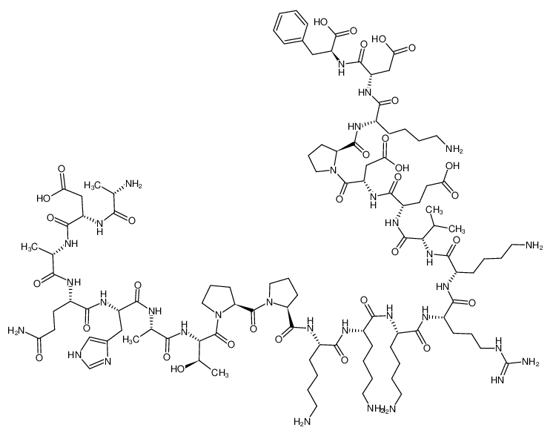 Picture of Protein Kinase p34 (cd2) Substrate [ADAQHATPPKKKRKVEDPKDF],ADAQHATPPKKKRKVEDPKDF