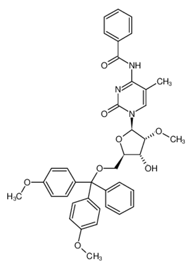Picture of N4-BENZOYL-5'-O-(DIMETHOXYTRITYL)-5-METHYL-2'-O-METHYLCYTIDINE