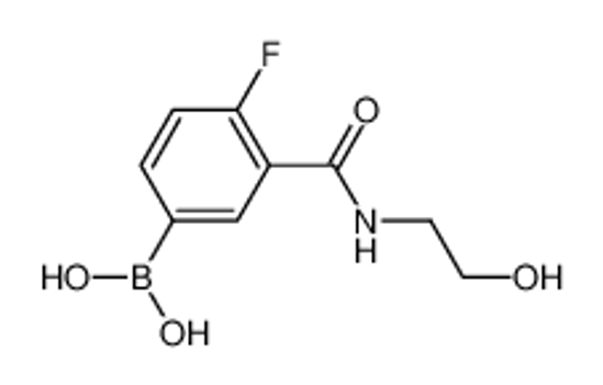Picture of (4-Fluoro-3-((2-hydroxyethyl)carbamoyl)phenyl)boronic acid
