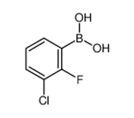 Picture of (3-chloro-2-fluorophenyl)boronic acid