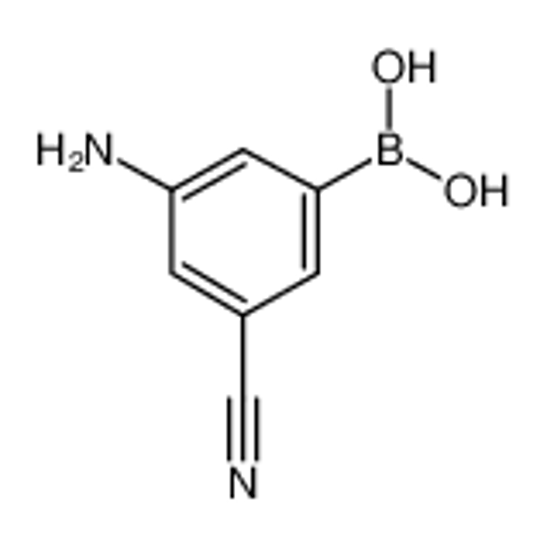 Picture of (3-Amino-5-cyanophenyl)boronic acid