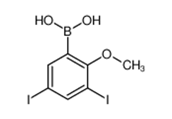 Picture of (3,5-diiodo-2-methoxyphenyl)boronic acid