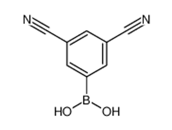 Picture of (3,5-dicyanophenyl)boronic acid