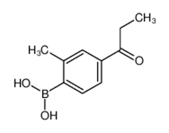 Picture of (2-methyl-4-propanoylphenyl)boronic acid
