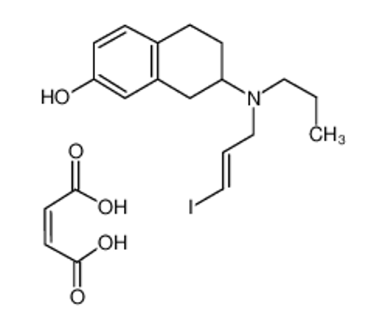 Picture of but-2-enedioic acid,7-[3-iodoprop-2-enyl(propyl)amino]-5,6,7,8-tetrahydronaphthalen-2-ol