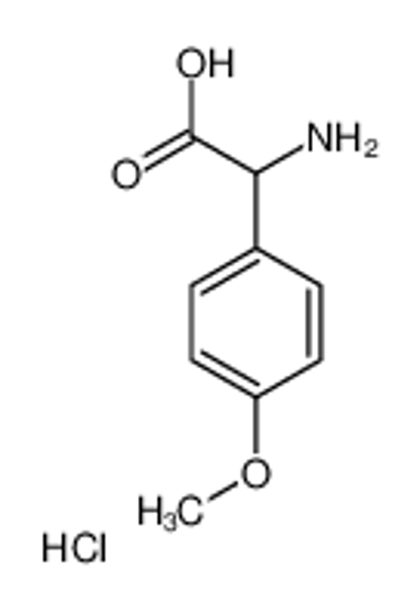 Picture of 2-amino-2-(4-methoxyphenyl)acetic acid,hydrochloride
