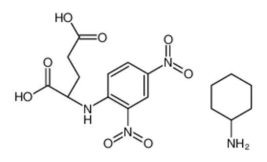 Picture of cyclohexanamine,(2S)-2-(2,4-dinitroanilino)pentanedioic acid