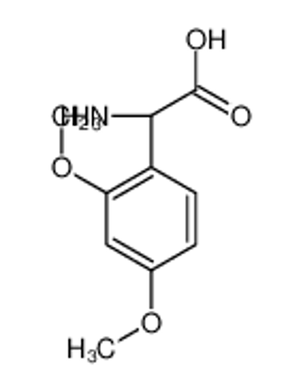 Picture of (2S)-2-amino-2-(2,4-dimethoxyphenyl)acetic acid