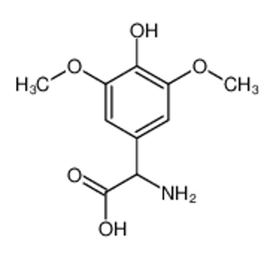 Picture of 2-amino-2-(4-hydroxy-3,5-dimethoxyphenyl)acetic acid