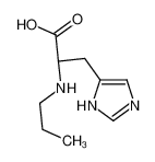 Picture of (2S)-3-(1H-imidazol-5-yl)-2-(propylamino)propanoic acid
