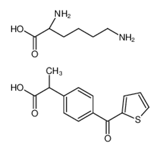Picture of [(5S)-5-amino-5-carboxypentyl]azanium,2-[4-(thiophene-2-carbonyl)phenyl]propanoate
