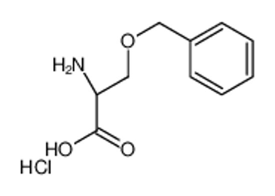 Picture of (2S)-2-amino-3-phenylmethoxypropanoic acid,hydrochloride