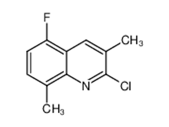 Picture of 2-CHLORO-5-FLUORO-3,8-DIMETHYLQUINOLINE