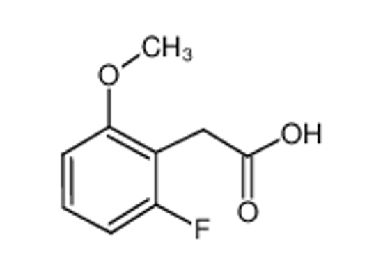 Picture of 2-(2-fluoro-6-methoxyphenyl)acetic acid