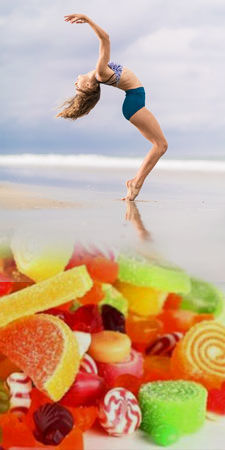 Show products in category sweeteners and Dietary supplements